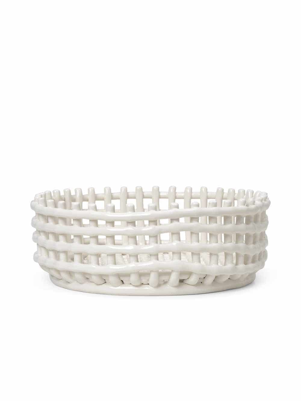 Ceramic Centrepiece (off-white) von ferm LIVING edel weiss