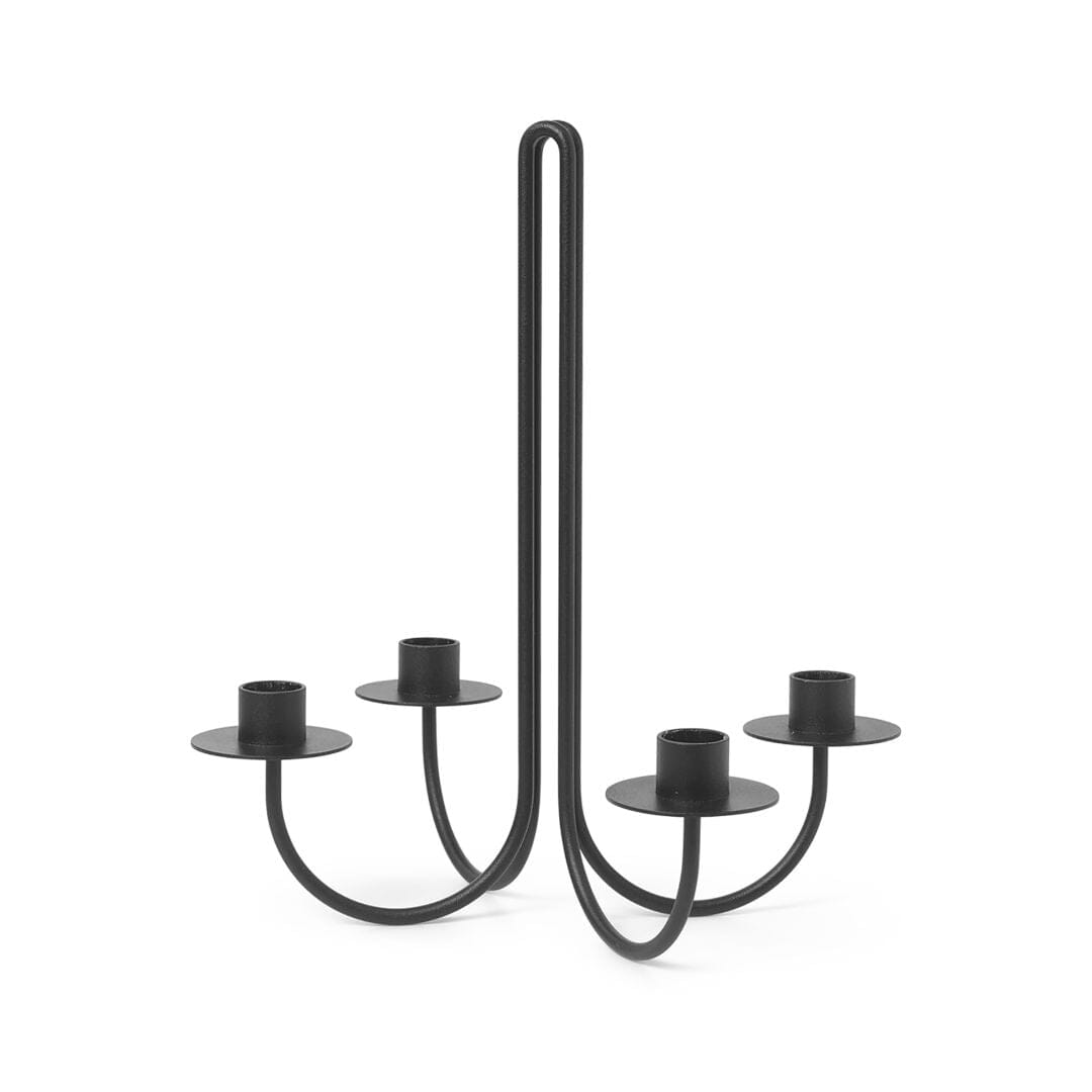 Kerzenständer Sway Candelabra (schwarz) von ferm LIVING