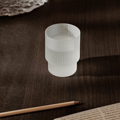 Ripple Glas 4er Set (frosted) von ferm LIVING edel weiss